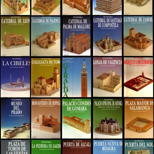 Maquetas recortables de edificios históricos