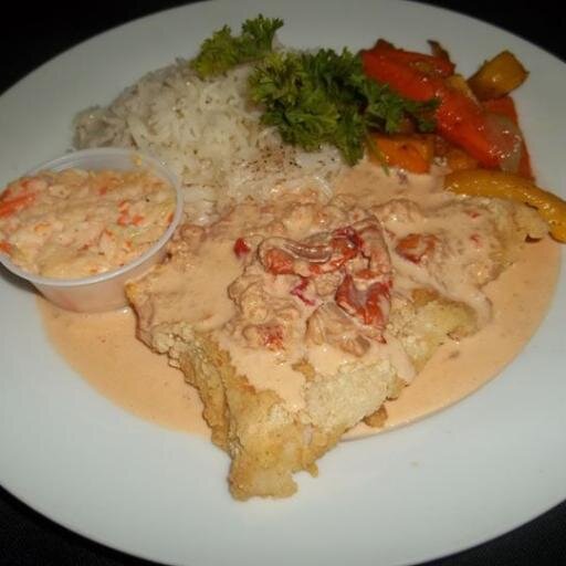 redcapfood's profile picture. Home to the delicious and original Haddock with lobster sauce! 
We proudly serve local seafood, chicken, beef, pork 
and produce.
No corking fee everyday!