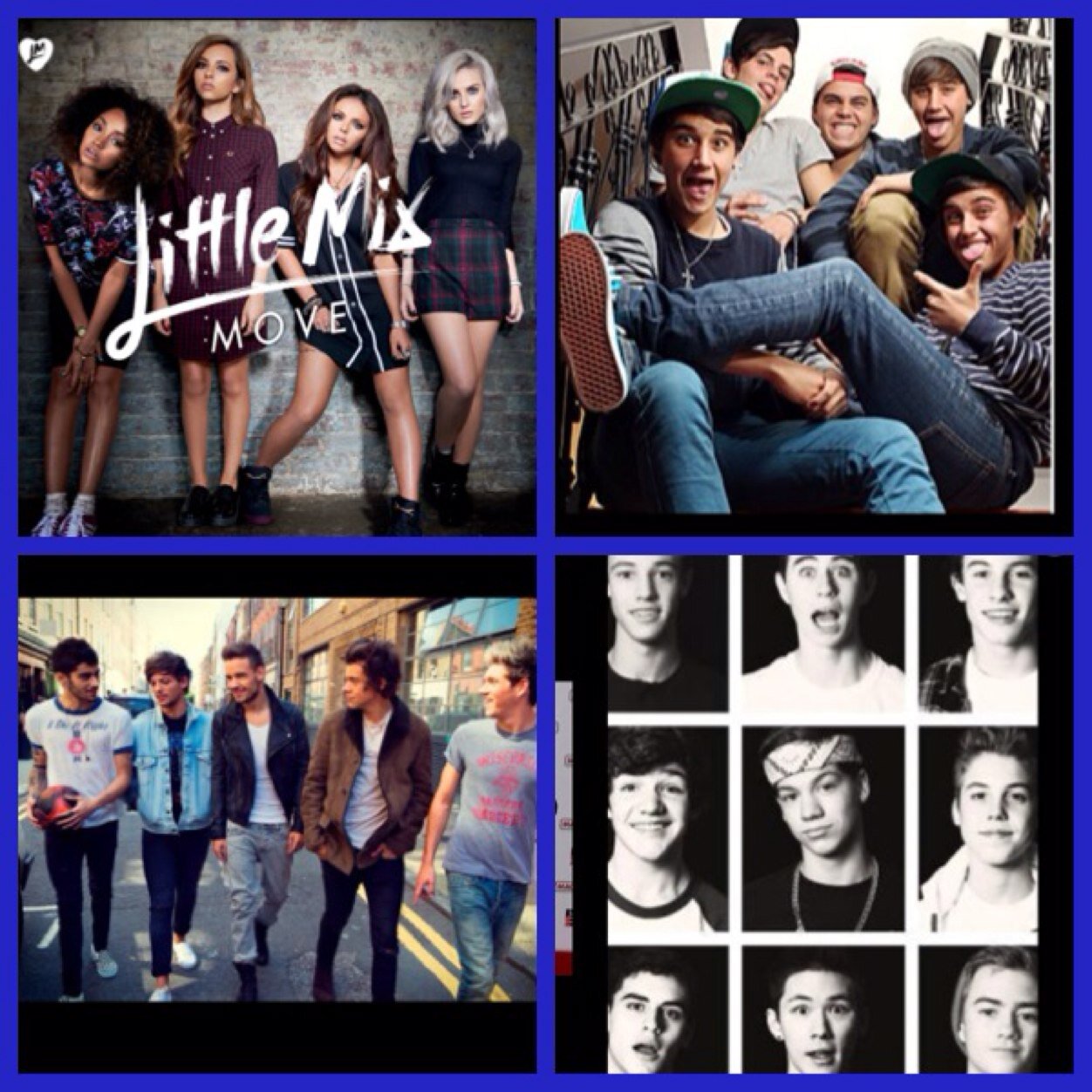 Hiya hey hola wassup! I love MagCon (carter duh) One Direction Janoskians Little Mix Jenna Aaliyah❤️ Hannah❤️