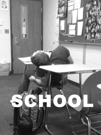 Struggles of a prep school. We sleep a lot. #maeserprobs