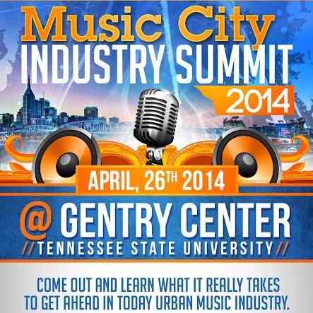 MUSICCITYSUMMIT's profile picture. Come out and see what it really takes to be successful in today's music industry. 

April 26th 2014| 2PM - 6PM CST
@ Gentry Center| Tennessee St. University