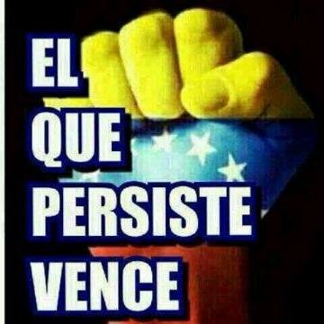 Venezolana, siempre opositora a gobiernos totalitarios como el que tenemos ahora. Viva una Venezuela en Democracia. EL QUE PERSISTE VENCE!!!