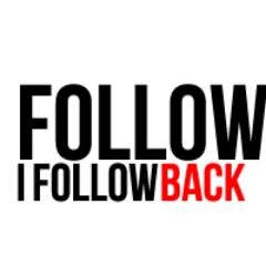 Je Follow Back n'hesitez pas #Follow #FollowBack #FB #RT