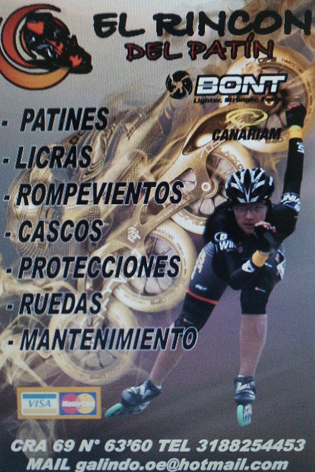 Almacén Deportivo, Especializado en Patinaje De Velocidad. Otros Deportes. 


VISÍTANOS.