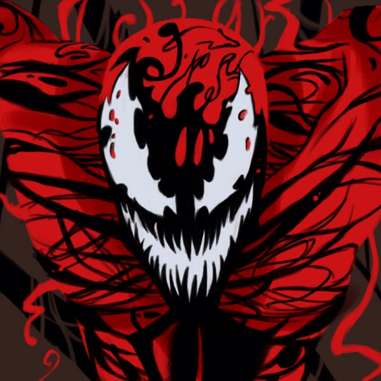 Crazy ass Symbiote, killer every fucking body because life is completely meaningless. HAHAHAHAHA!!!!!!!!!
