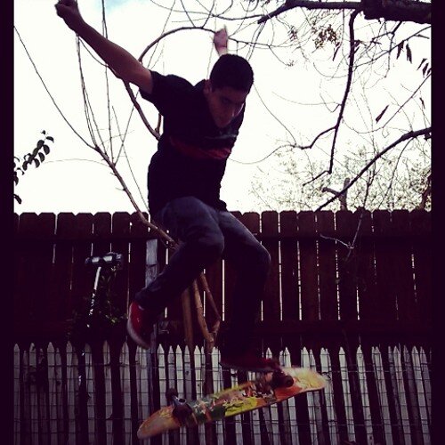 I skate add me on Facebook at daniel becerra and instagram at danielskate2020 its all about Becky G