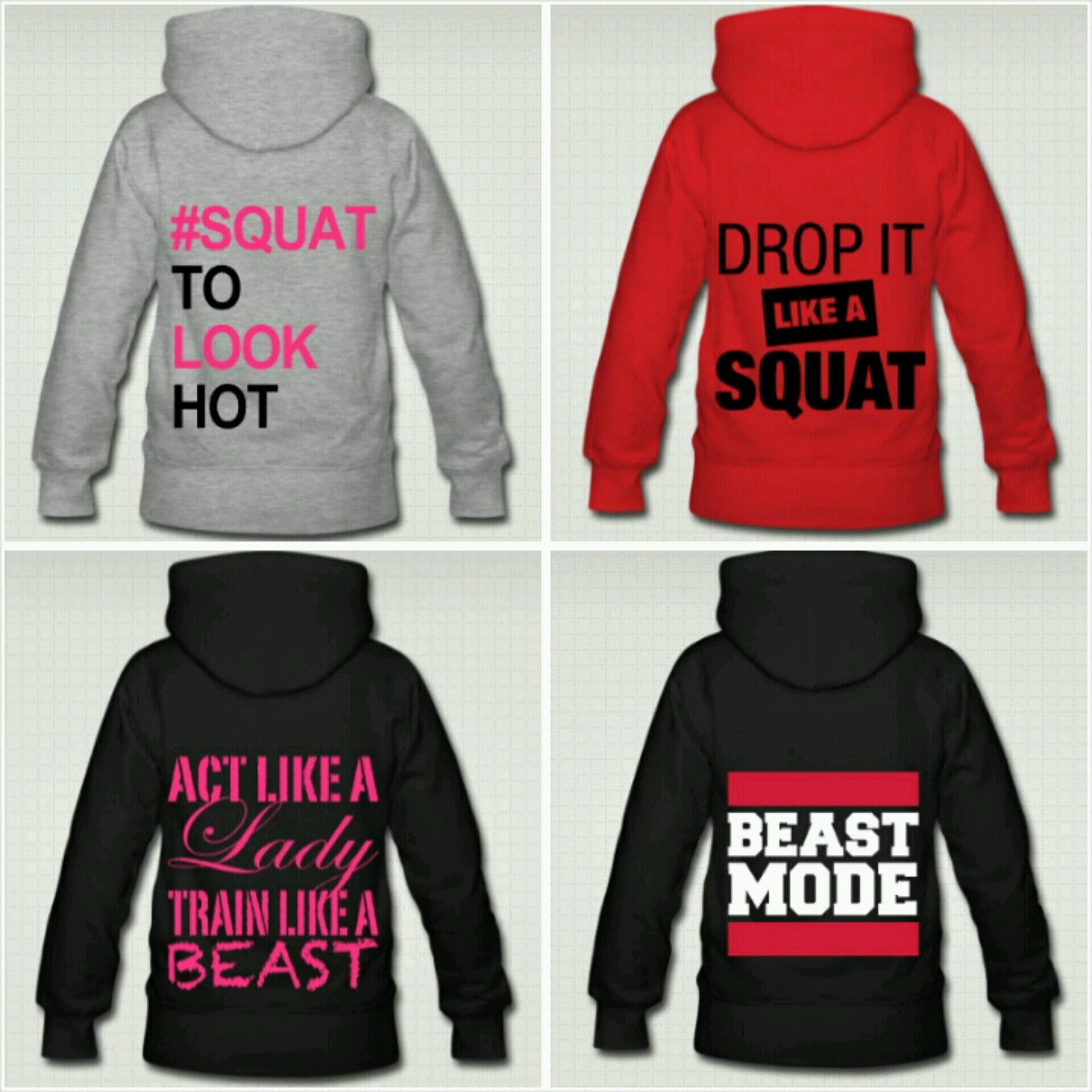 Motivational gym wear for those that want to get noticed!