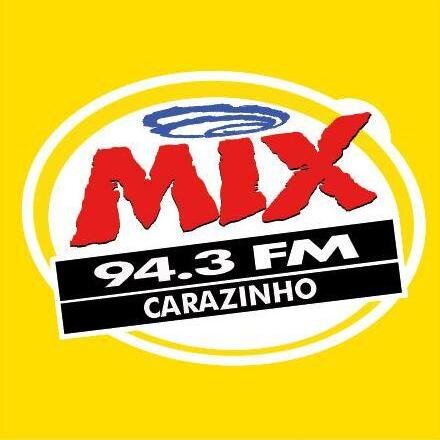 Rádio Mix FM Carazinho – 94.3 FM @mixcarazinho , Participe via #mixcarazinho ou ligue (54) 3329-4642 e ganhe Brindes EXCLUSIVOS.