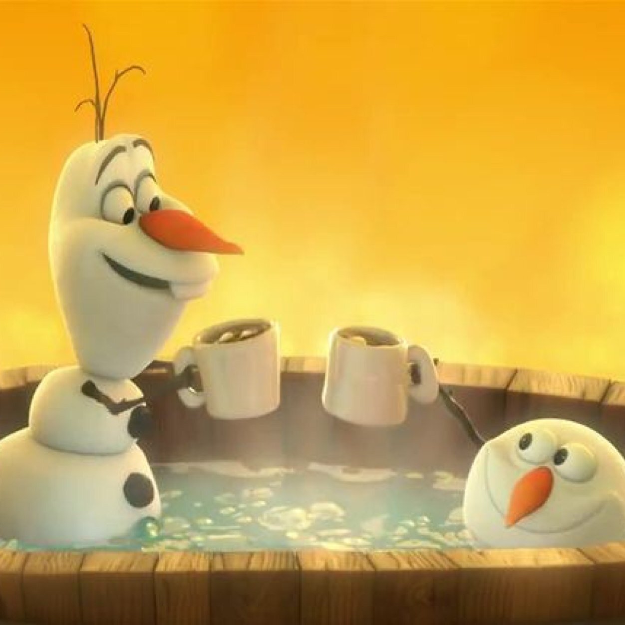 I'm Olaf and i like warm hugs ⛄❄