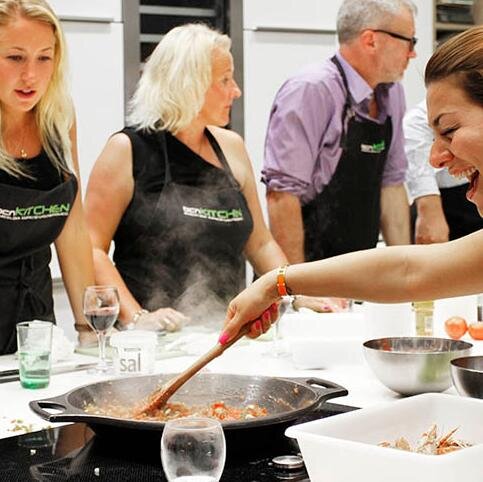 This is bcnKITCHEN, a cooking school with much more than hands-on cooking workshops! We're passionate for food, culture, history...and our city, Barcelona