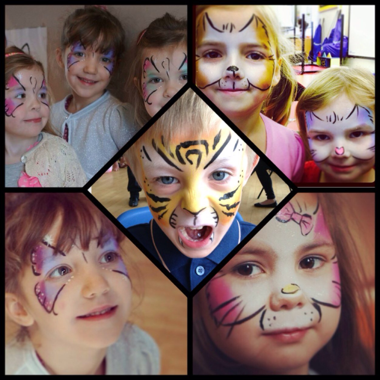 Bumble Bee Face Painting, face painting and glitter tattoos in Stroud, Gloucestershire, Bristol and Wiltshire