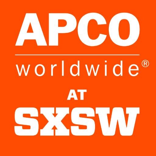 Global communication firm @APCOWorldwide's official Twitter feed for @SXSW 2014