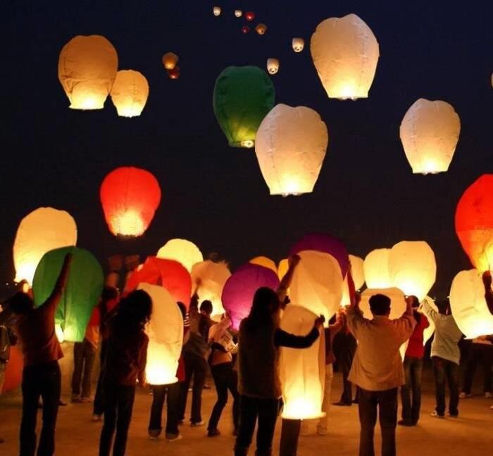 The best place in India to get premium Quality SKY LANTERNS.
