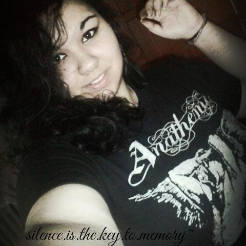 I love metal and goth music\m/ 
I love death note♥
and of course I am mad about cats,rammsteïn,placebo. and
~ANATHEMA~