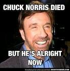 Cuenta oficial de Chuck Norris.Pegando palizas desde 1940.A todo el que siga esta cuenta estará protegido por mi.Matando