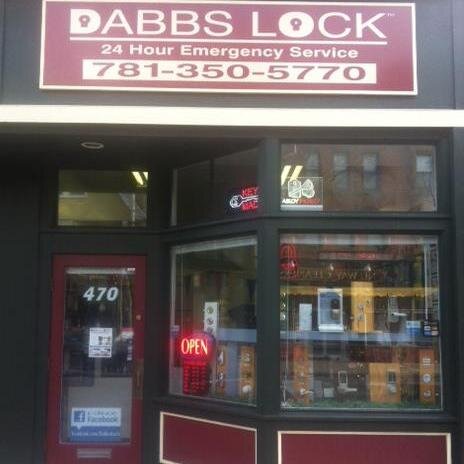 Dabbs Lock is your one stop call for all of your Residential and Commercial locksmithing needs in the Greater Boston Area Since 2005 - 781.350.5770