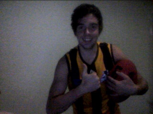 Massive.. Massive AFL supporter, a even bigger Hawks supporter, cried when hawks beat the cats in the 2013 prelim, Just finished VCE