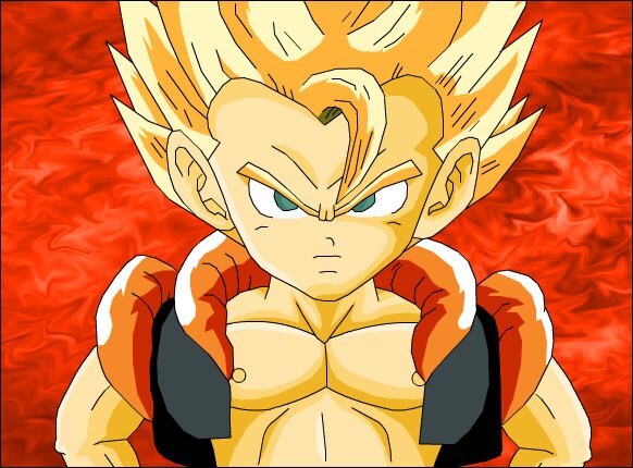Have no fear the awesome gogeta jr is here to save the day maggots #father @devilgodjin #mother @immassjgogeta #single