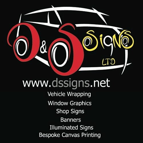 D&S Signs Ltd 
Providing all your printing needs.
Everything from vinyl vehicle wrapping to company and personal merchandising. All at an affordable cost.