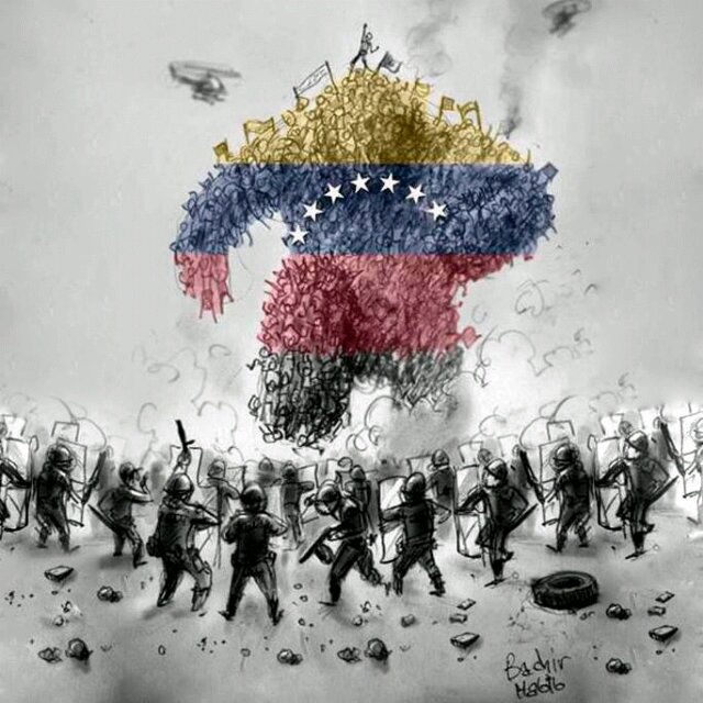 Indignada con la falsedad del gobierno de Venezuela