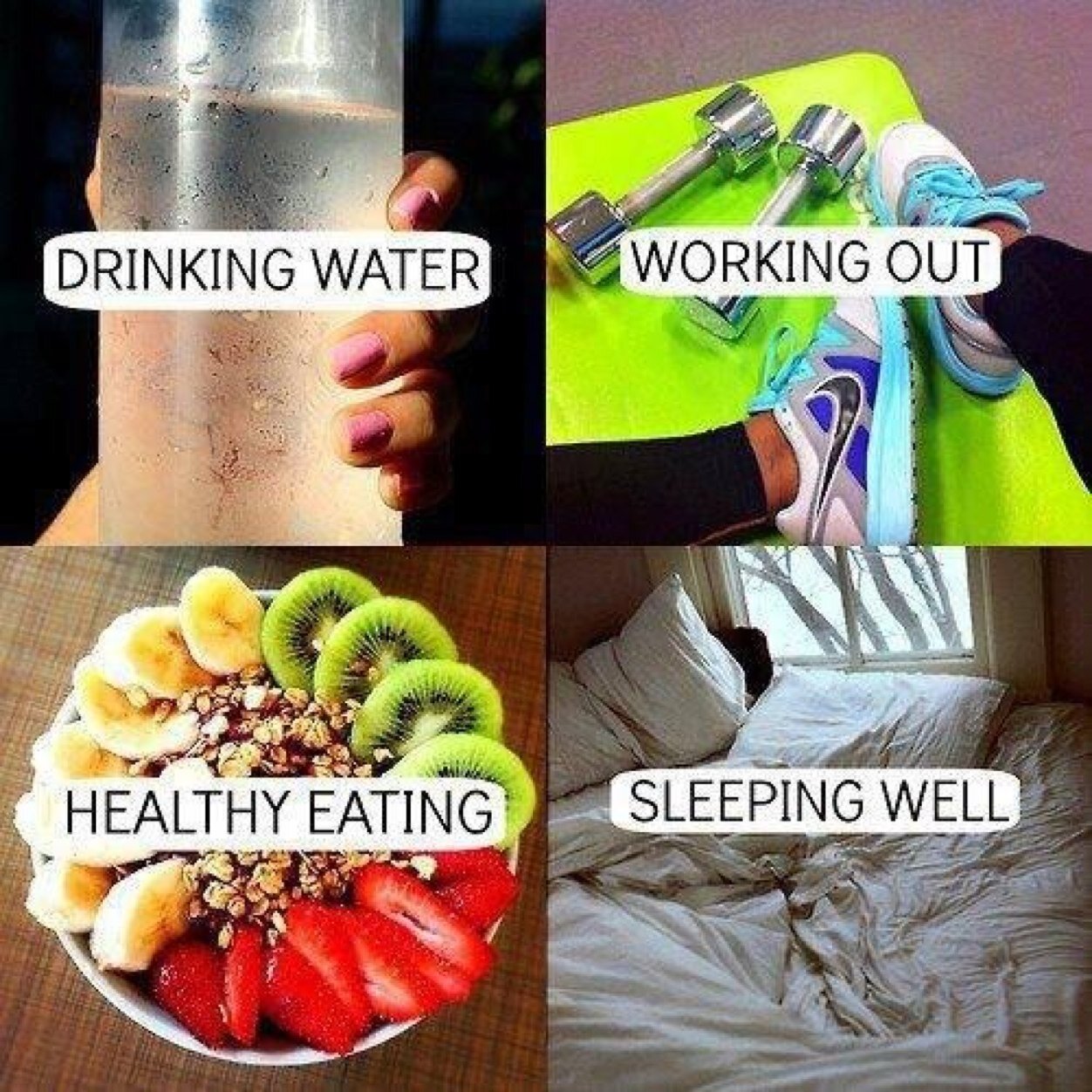 Work out more ~ you can do this
