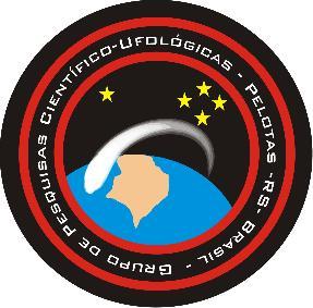 Grupo de pesquisas sobre o fenômeno OVNI em Pelotas/RS/ Brasil.
Group of Research of Phenomenon UFO in Pelotas/RS/Brazil.