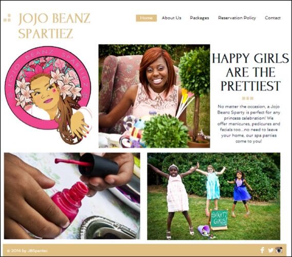 Jojo Beanz Spartiez is a mobile spa service that caters to girls ages 4-12. Please visit our website at http://t.co/TzILZqPN99 to book your sparty today!!