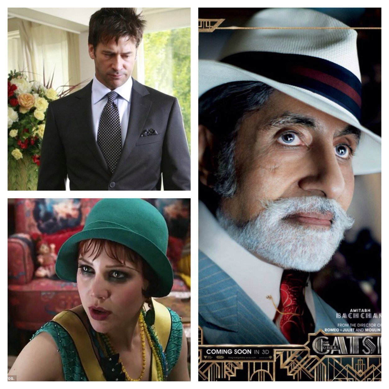Wolfshiem-#Jewishswag 
Catherine-#Ginger #partylife 
Mr.Gatz- Father of Gatsby, the great