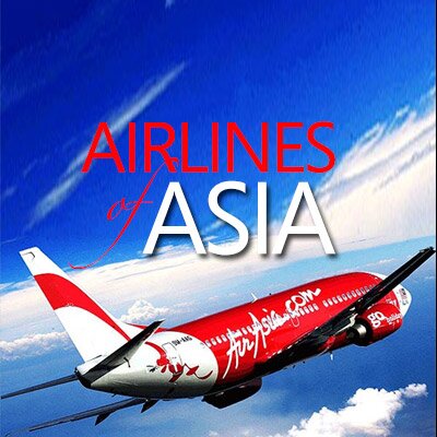 Airlines of Asia, Philipines, Thai, Japan, China, Asia and more