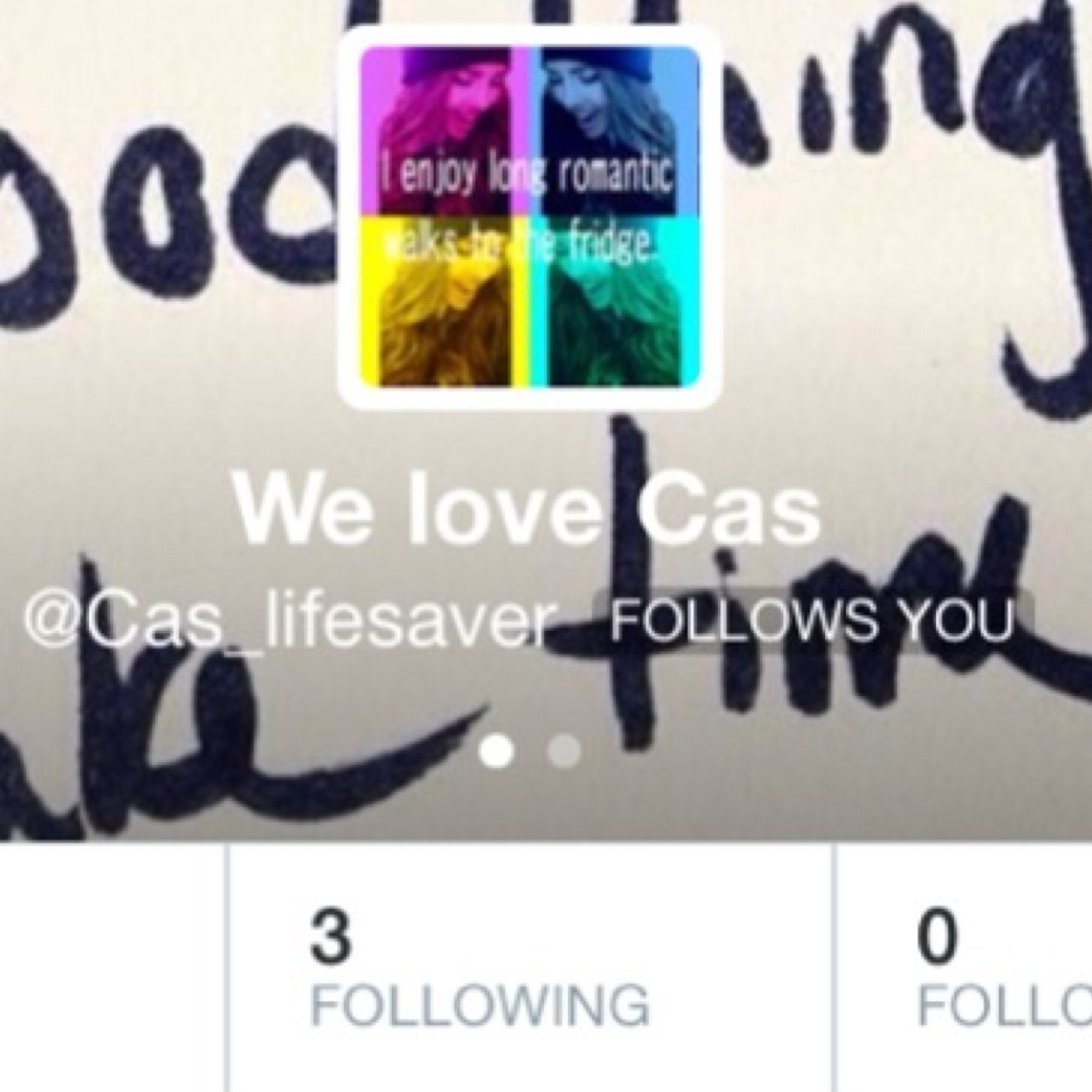 PLEASE GO FOLLOW @cas_lifesaver this acount is locked and i cant fix it:(