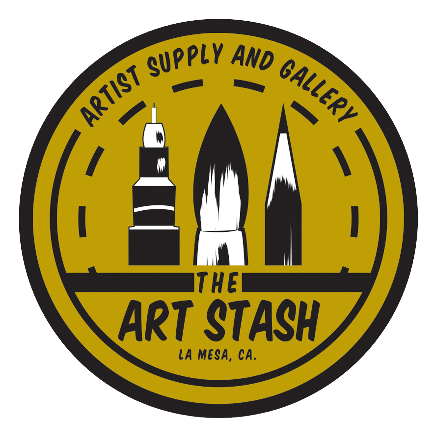 The Art Stash is a family & Artist owned business founded with the goal of providing quality art supplies to San Diego's Central And East County Area.