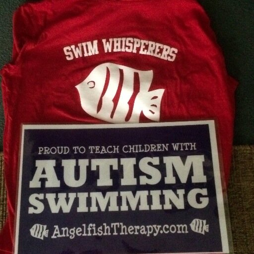Swim Angelfish helps children with Autism, sensory processing, and motor skill issue, become safe and independent swimmers.