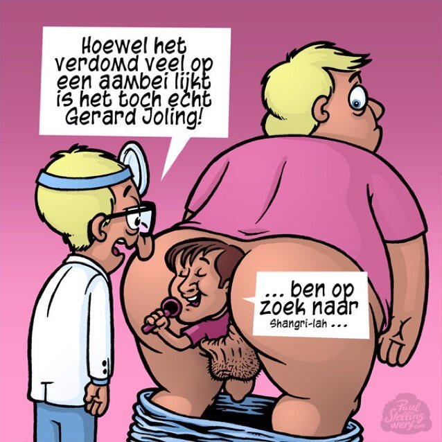 Het zou niet best zijn als je om deze grappen moet lachen. Doe je best dus maar