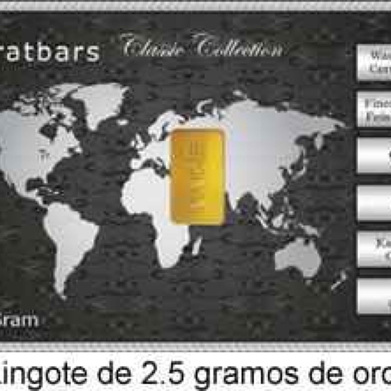 Karatbars,Empresa alemana,Venta de pequeños lingotes de oro, La forma de inversion mas segura CUANDO EL ORO HABLA,EL MUNDO CALLA
Karatbarscapell@gmail.com