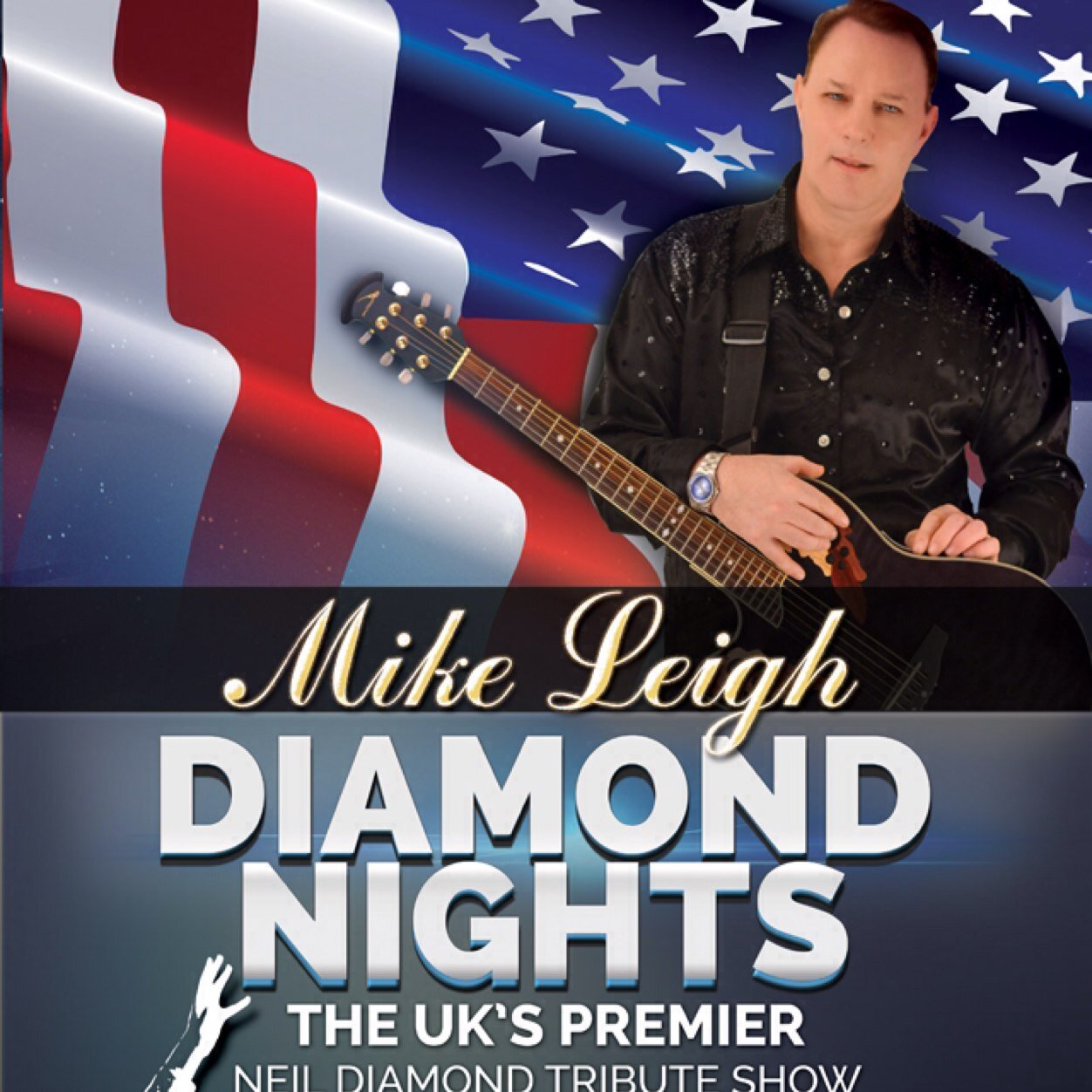 MikeLeigh4's profile picture. Mike Leigh. Diamond Nights  Neil Diamond tribute artiste