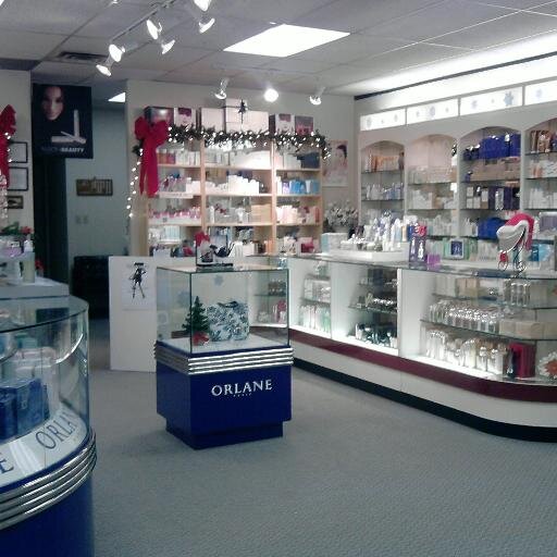 Cosmetic retail store, Surrey, Vancouver,Canada, Shiseido, Guerlain, Chanel Fragrances, Biotherm, Carita, Omar Sharif, A.C. Care, Juvena, Orlane, Swissline, ect