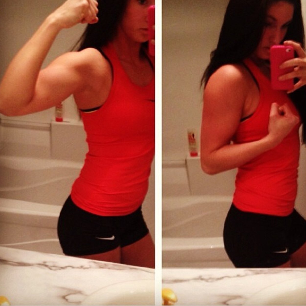 hi. female marine. 19. im currently on a journey to getting stronger. I can do anything through him who gives me strength. SW:140 CW:130 GW: confident