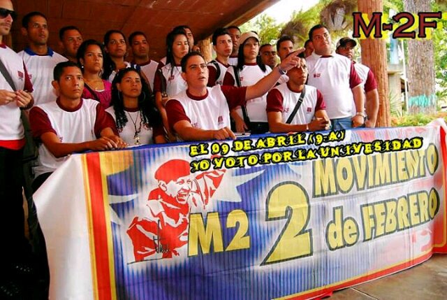 MOVIMIENTO 2 DE FEBRERO COLECTIVO REVOLUCIONARIO #TROPAUPEL