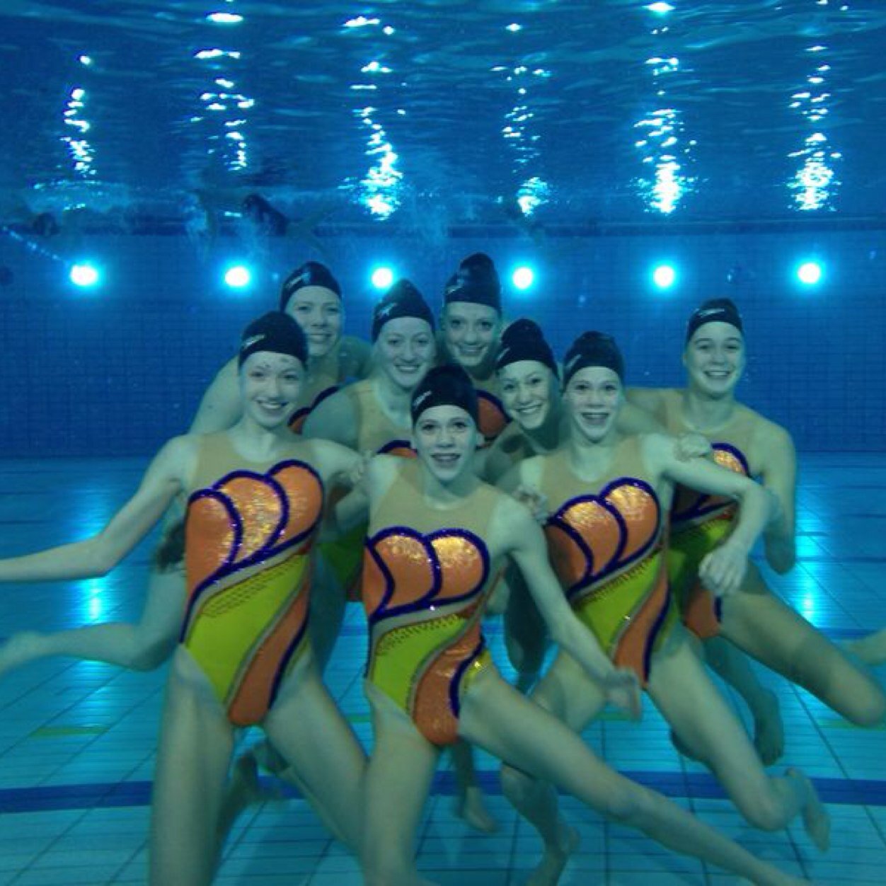 Synchronized swimmer, jong oranje 2, nerderland