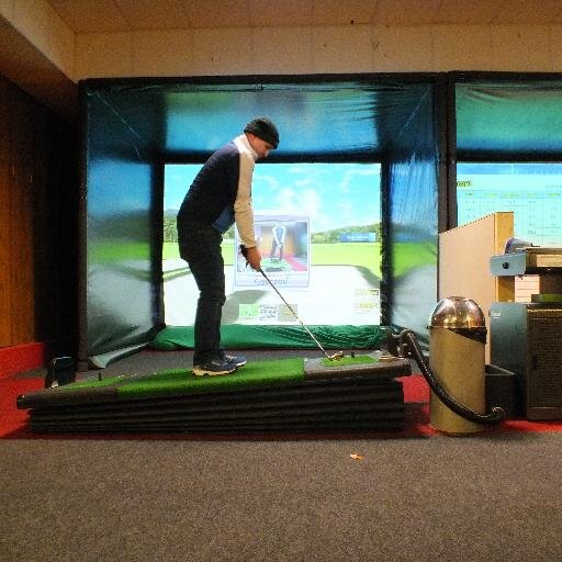 Indoor golf simulator centre