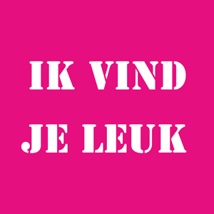 Ik vind je leuk engels Ik vind je leuk engels