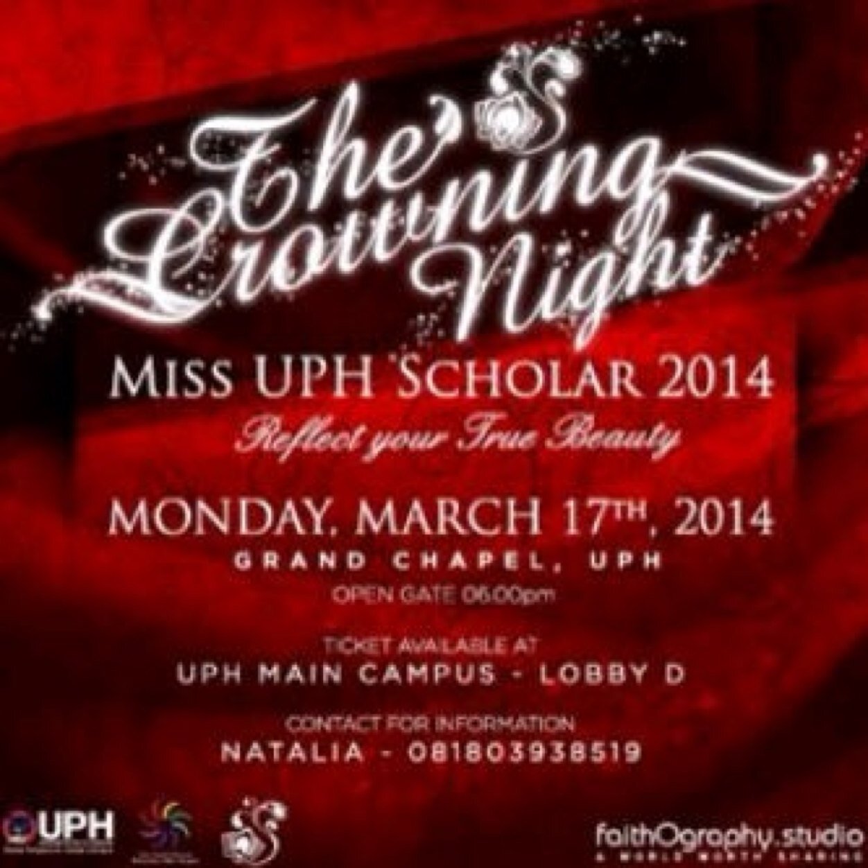 The official Twitter account of MUS 2014, Miss UPH Scholar 2014 Reflect Your True Beauty