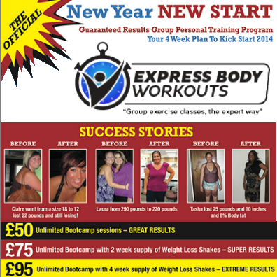 Express Body Workouts, One-on-One Personal Training, & Group Training in Enfield, Barnet, Hadley Wood & Southgate