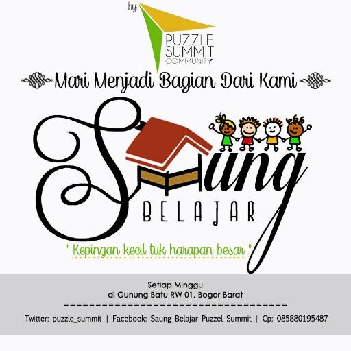 Bergerak d bidang pendidikan karakter anak.come&enjoy tiap mingggu  d gunung batu. berbagi kepingan kecil tuk harapan besar. NEWCP:082311095256 :)
