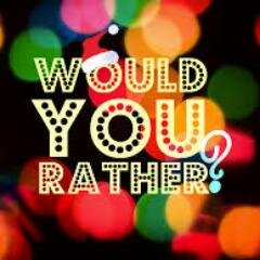 A twitter where we want to know, what would you rather do?