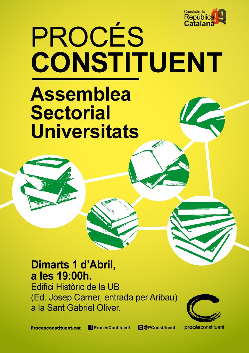 Per un procés constituent a la universitat!