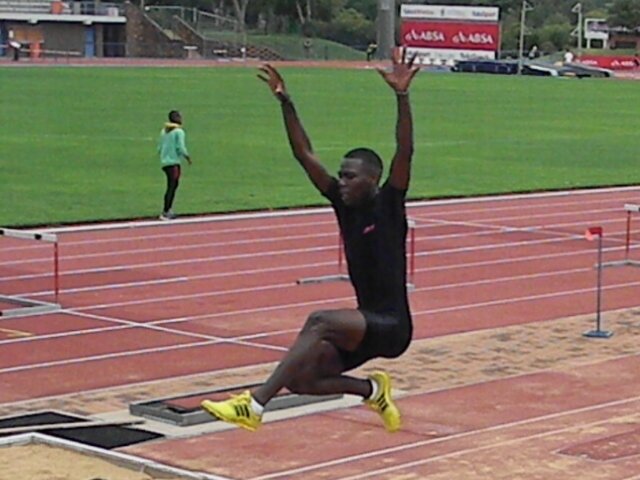 VUT Athletics Long and Triple Jumper! 2 times Triple Jump Silver medallist and 2014 Champ! Current SA Indigenous Games Driestokkies champion and record holder.