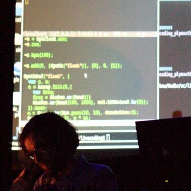 Live drum + code