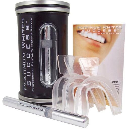 Same product and process used by dentists to whiten teeth but the convenience and affordability of whitening at home.