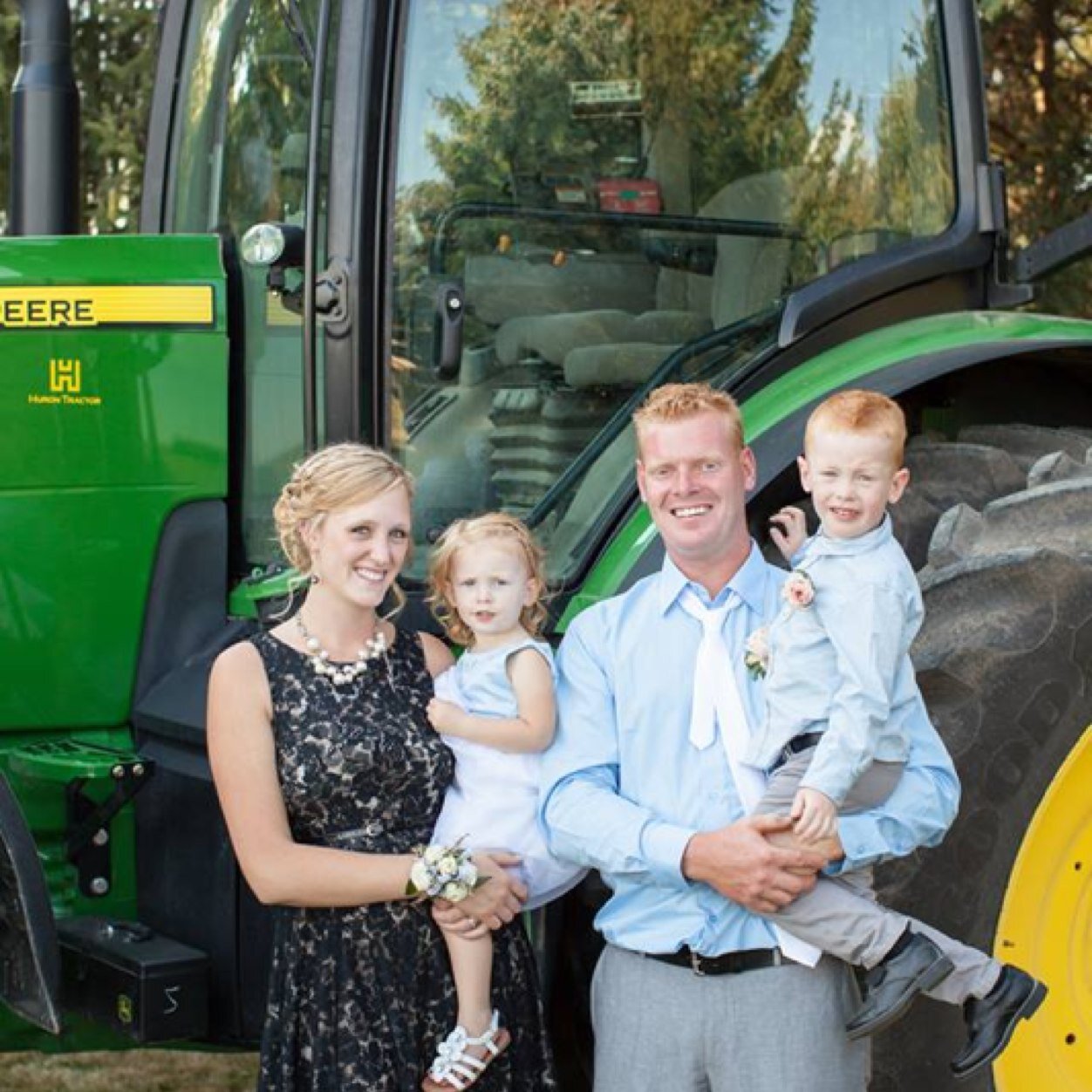 Dairy farmer in Elgin County